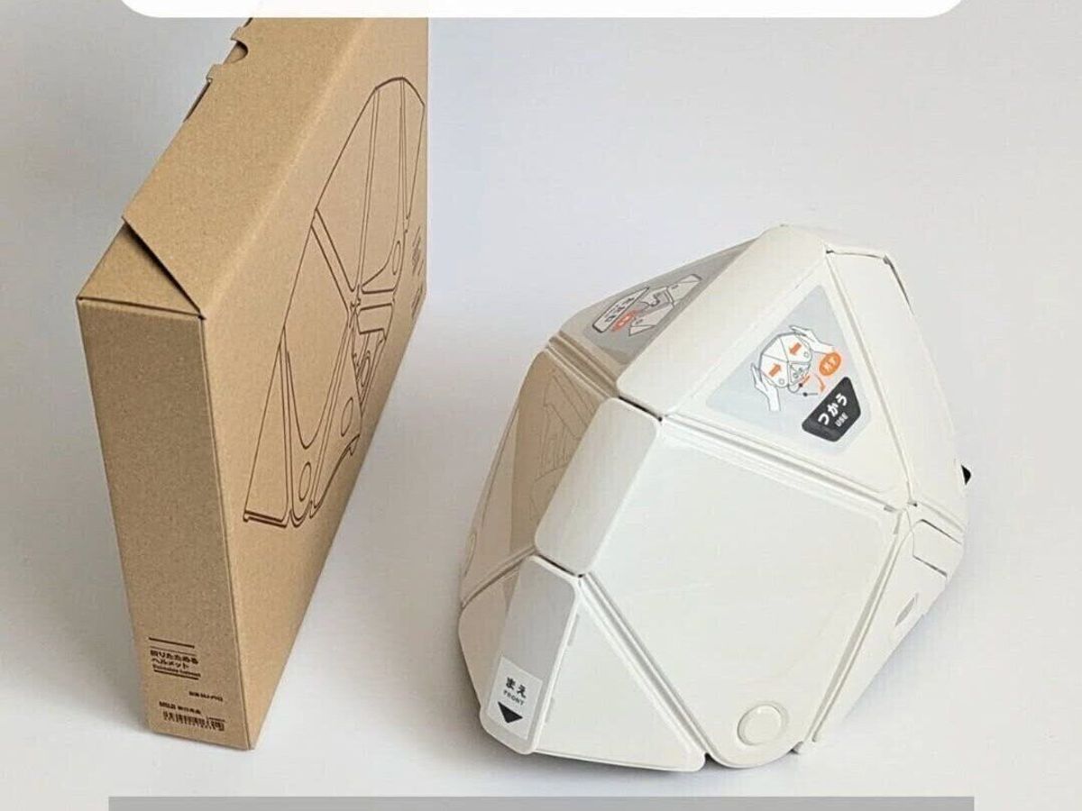 省スペースがありがたい!【無印良品】「折りたためるヘルメット」のご紹介