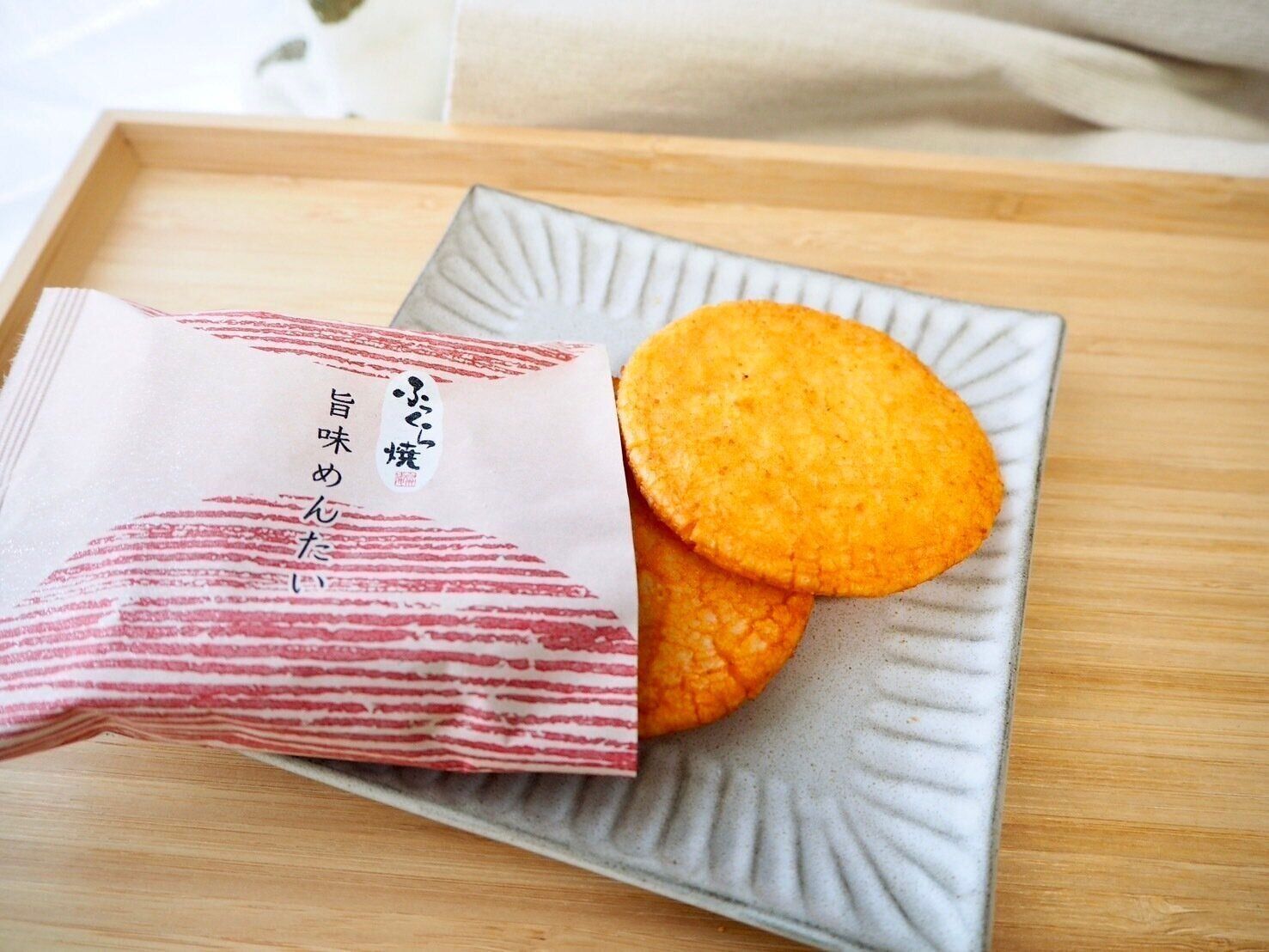 シャトレーゼ「ふっくら焼　旨味めんたい2枚入」商品写真