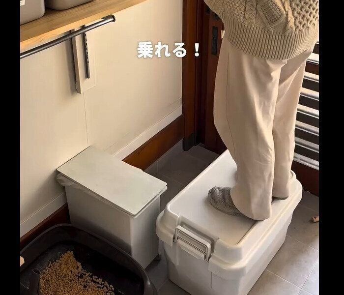 【無印良品】乗れる！頑丈収納ボックス