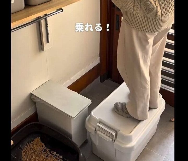 【無印良品】乗れる!頑丈収納ボックス