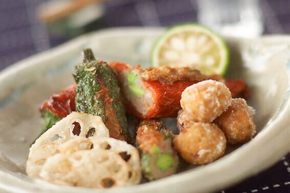 万願寺の射込み揚げ