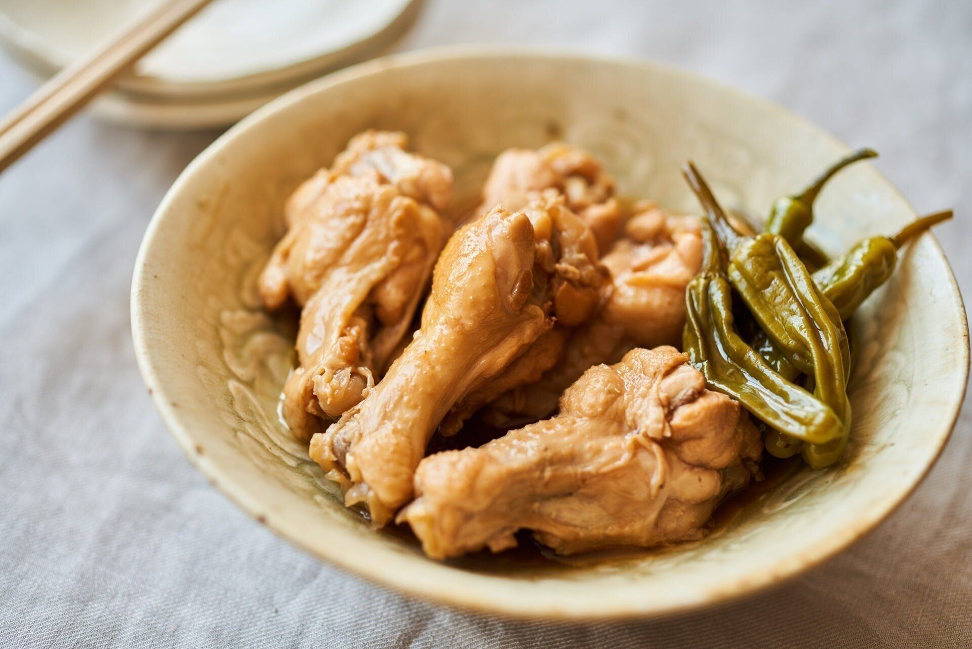ししとう入り鶏手羽元のさっぱり煮