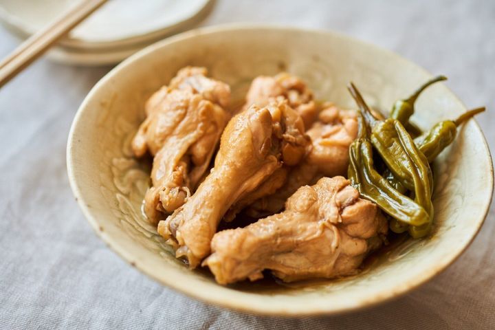ししとう入り鶏手羽元のさっぱり煮