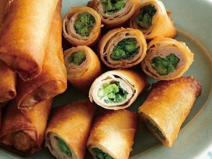菜の花と豚肉のチーズ春巻き(春巻きの皮）