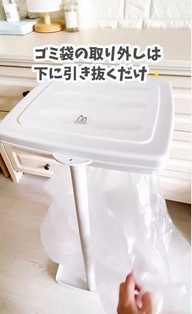 バズってるゴミ箱はこれ！「ゴミ袋ホルダー」