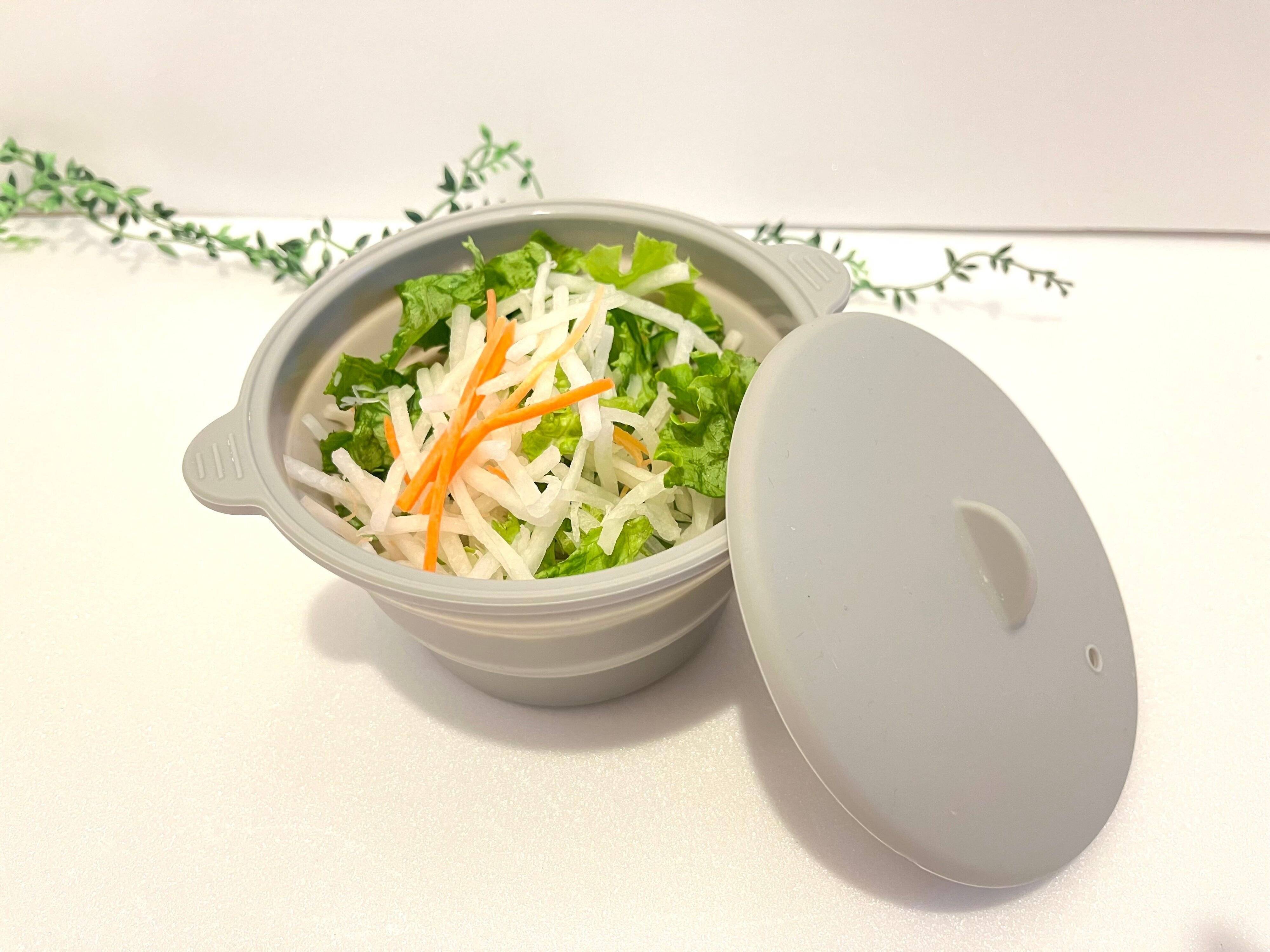 広げて中身を入れた鍋