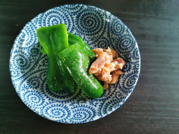 Snsで話題沸騰中 パリッと食感が病みつき 冷やしピーマン サンキュ Snsで話題沸騰中 パリッと食感が病みつき 冷やしピーマン サンキュ