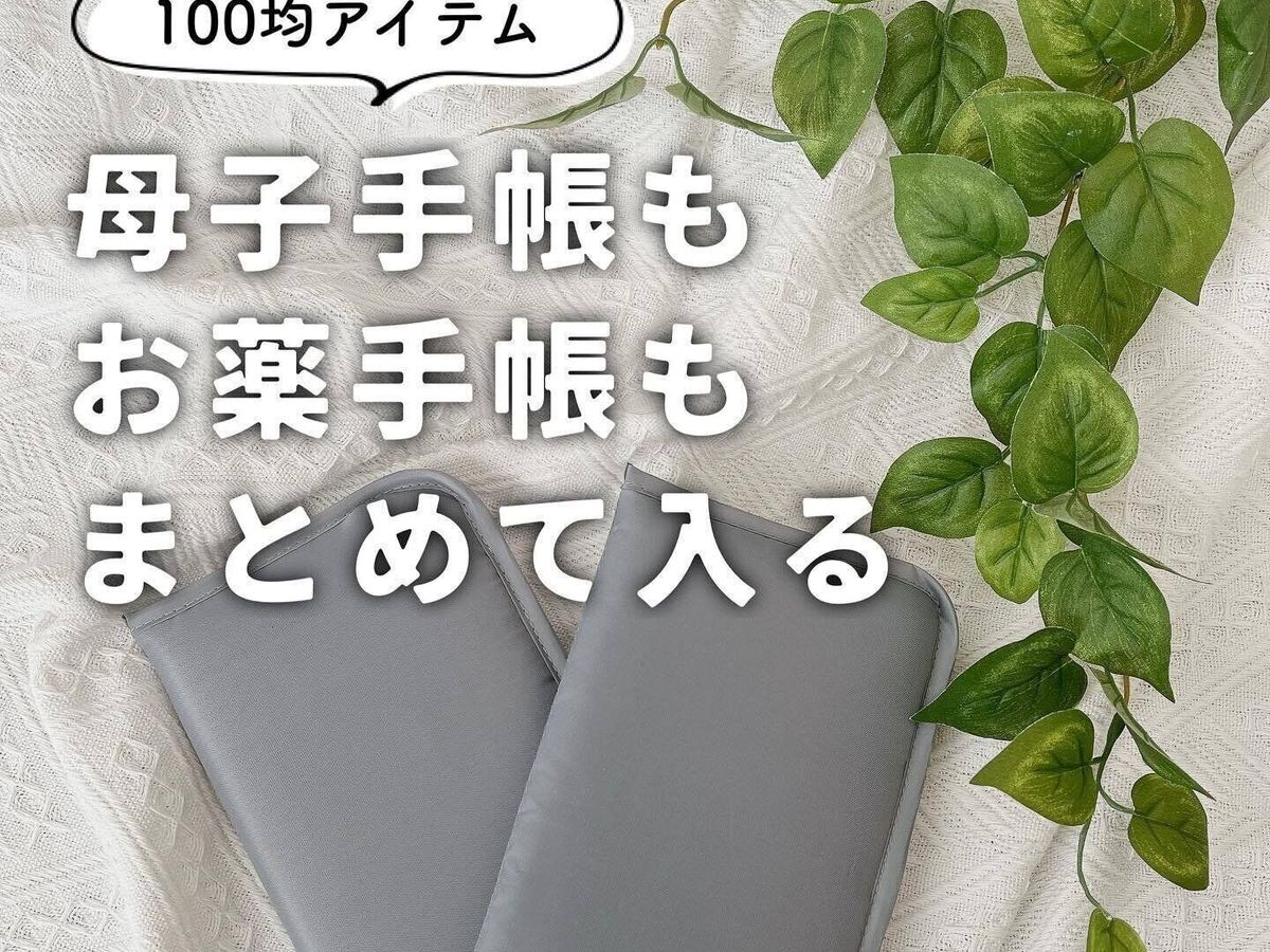 【ダイソー】みんな求めてた!母子手帳ケース