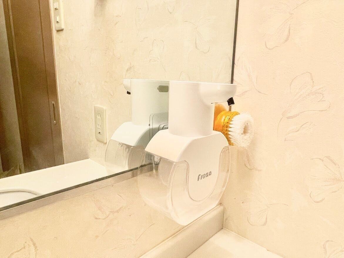 ハンドソープも浮かせられる