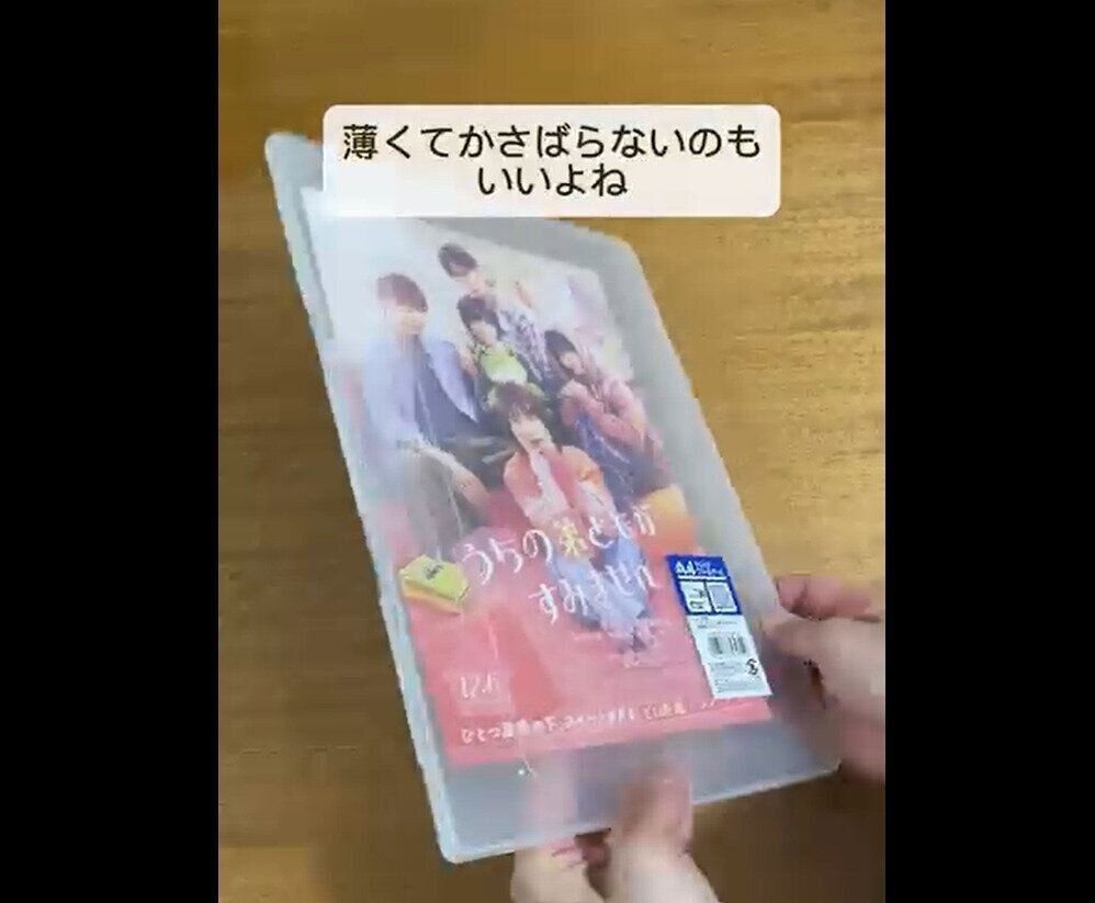 【セリア】フライヤー守れる！A4クリップファイルケース