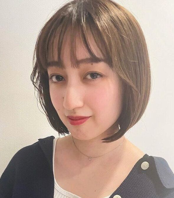 大人もアレンジしやすい！韓国ボブ