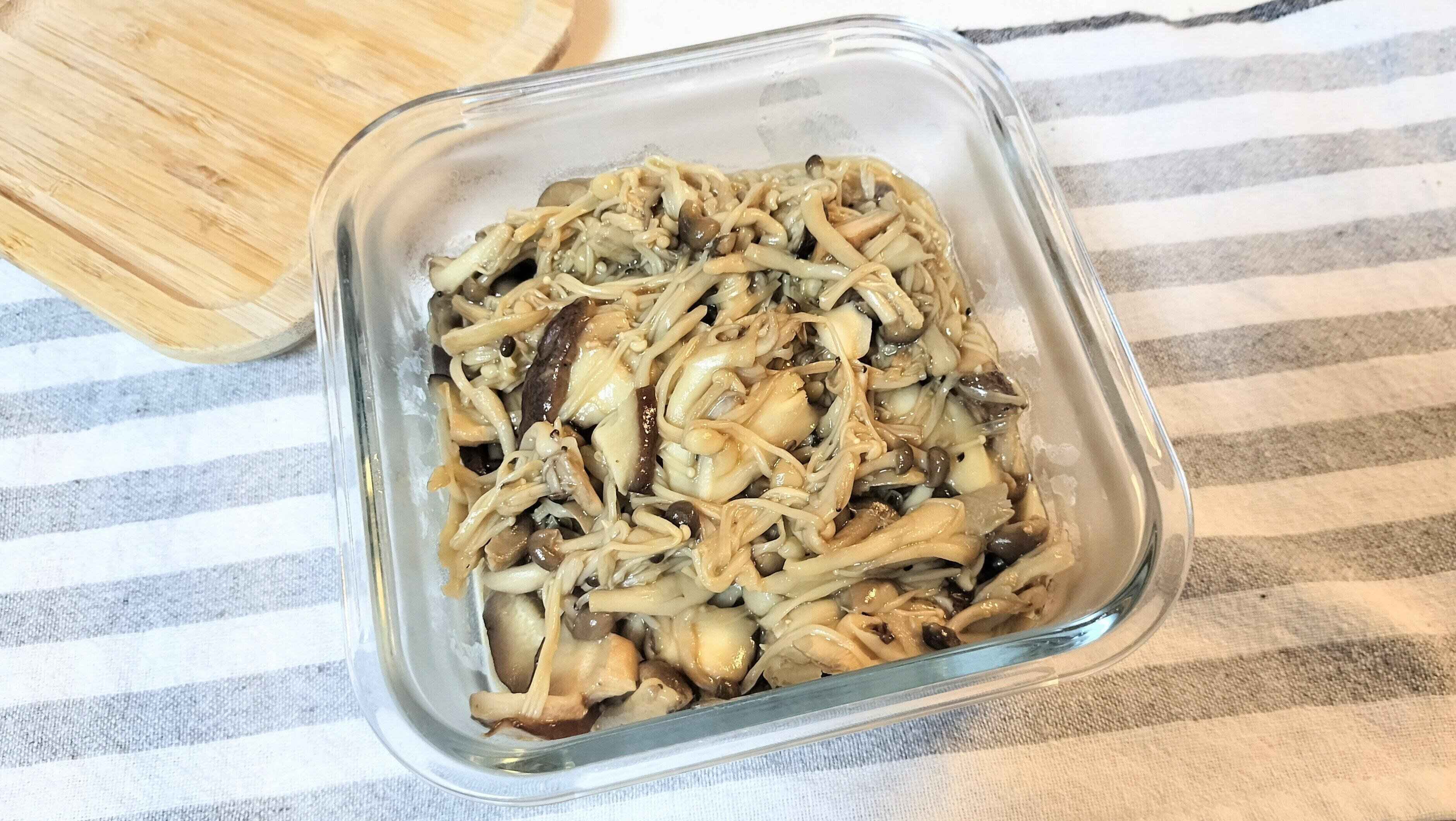 きのこのバター醤油炒め