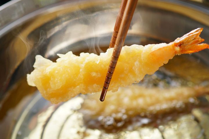 エビの天ぷら。日本食。