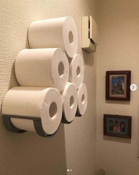 トイレットペーパーは見せる収納！