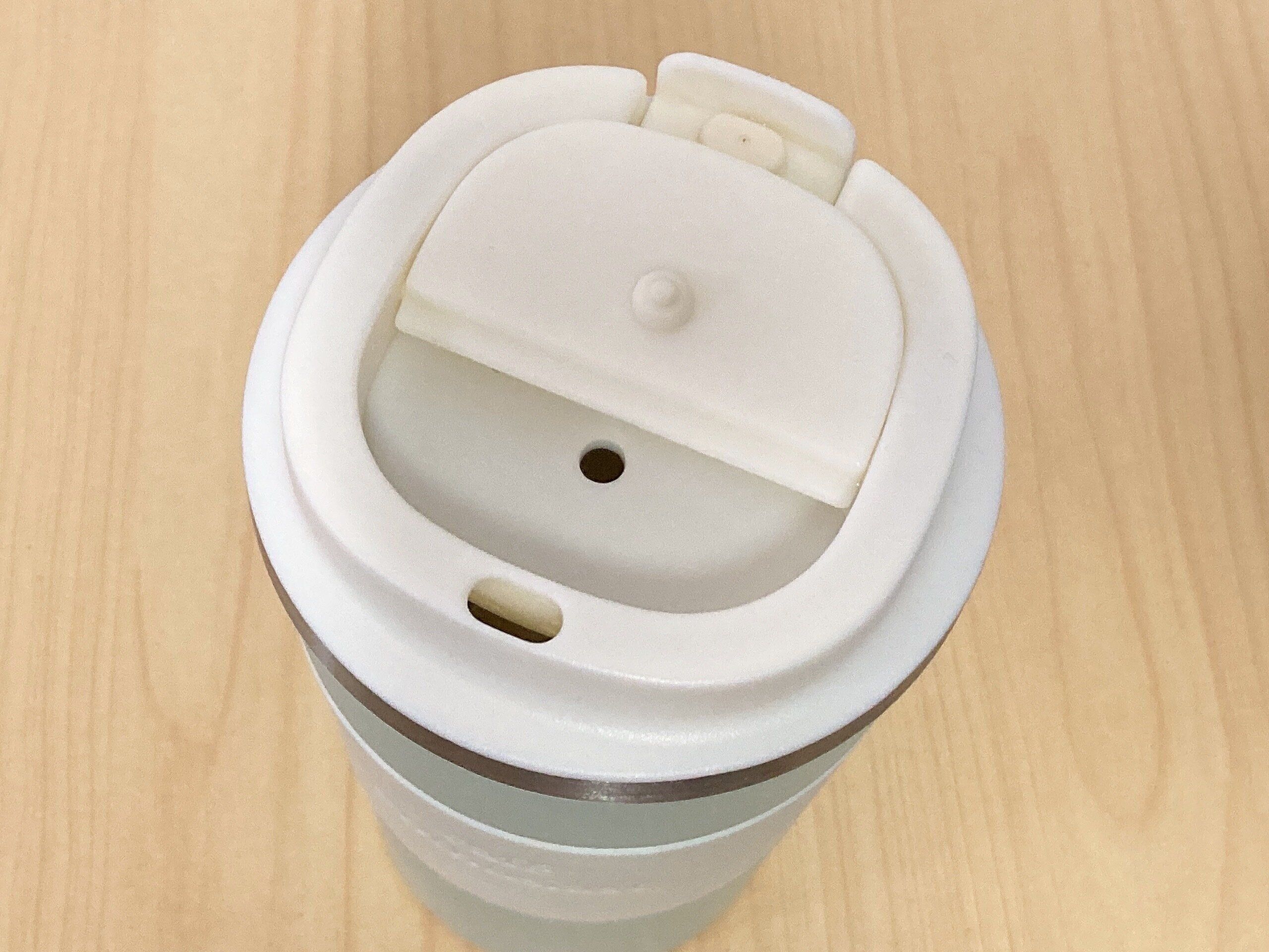 3COINS蓋付きステンレスタンブラー