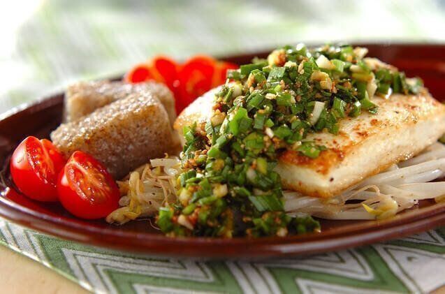 豆腐のステーキ