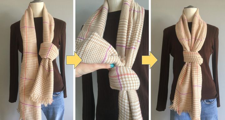 冬ファッションに合うストールの巻き方3パターン サンキュ 冬ファッションに合うストールの巻き方3パターン サンキュ