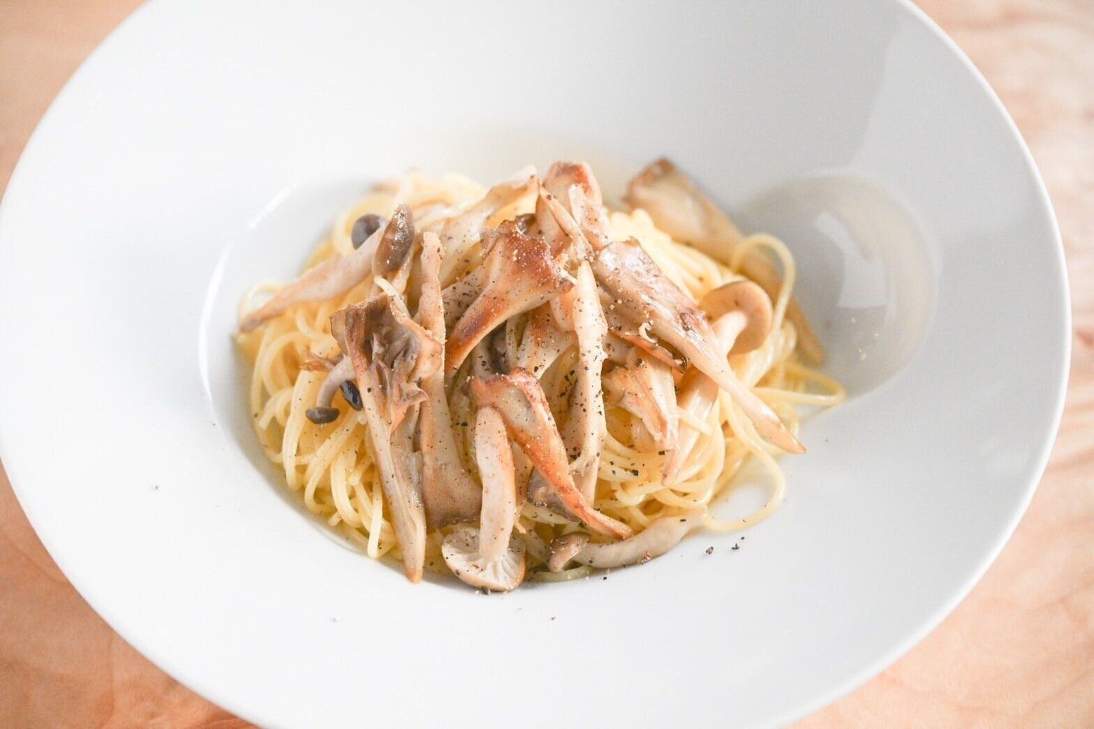 きのこのパスタ