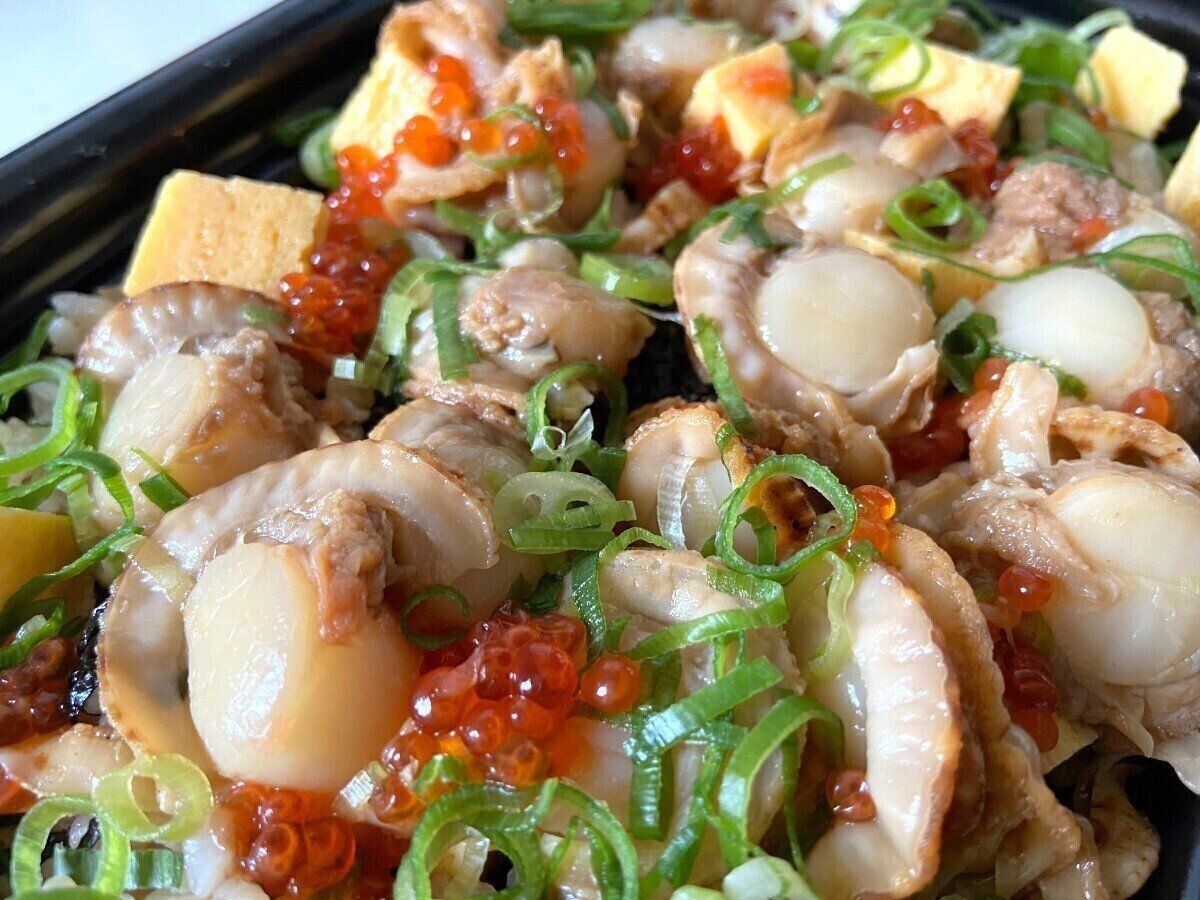 帆立の量がすごい