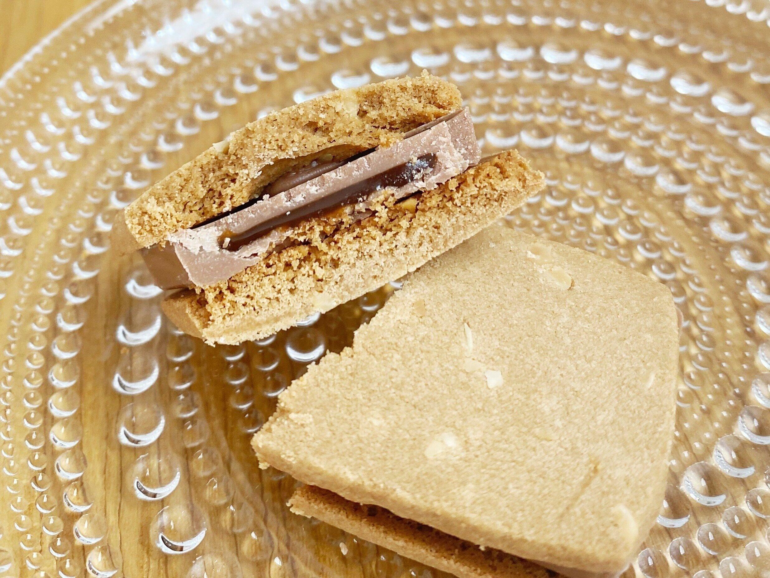 チョコレートサンドクッキーキャラメルモンブラン