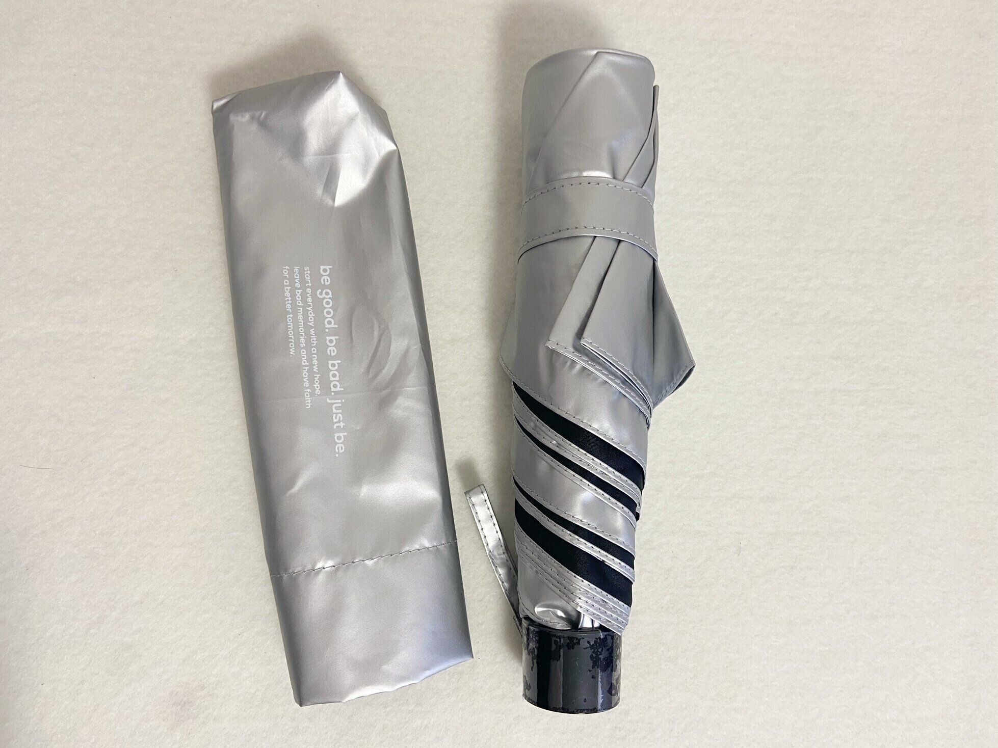 3COINS 晴雨兼用折傘メタリック