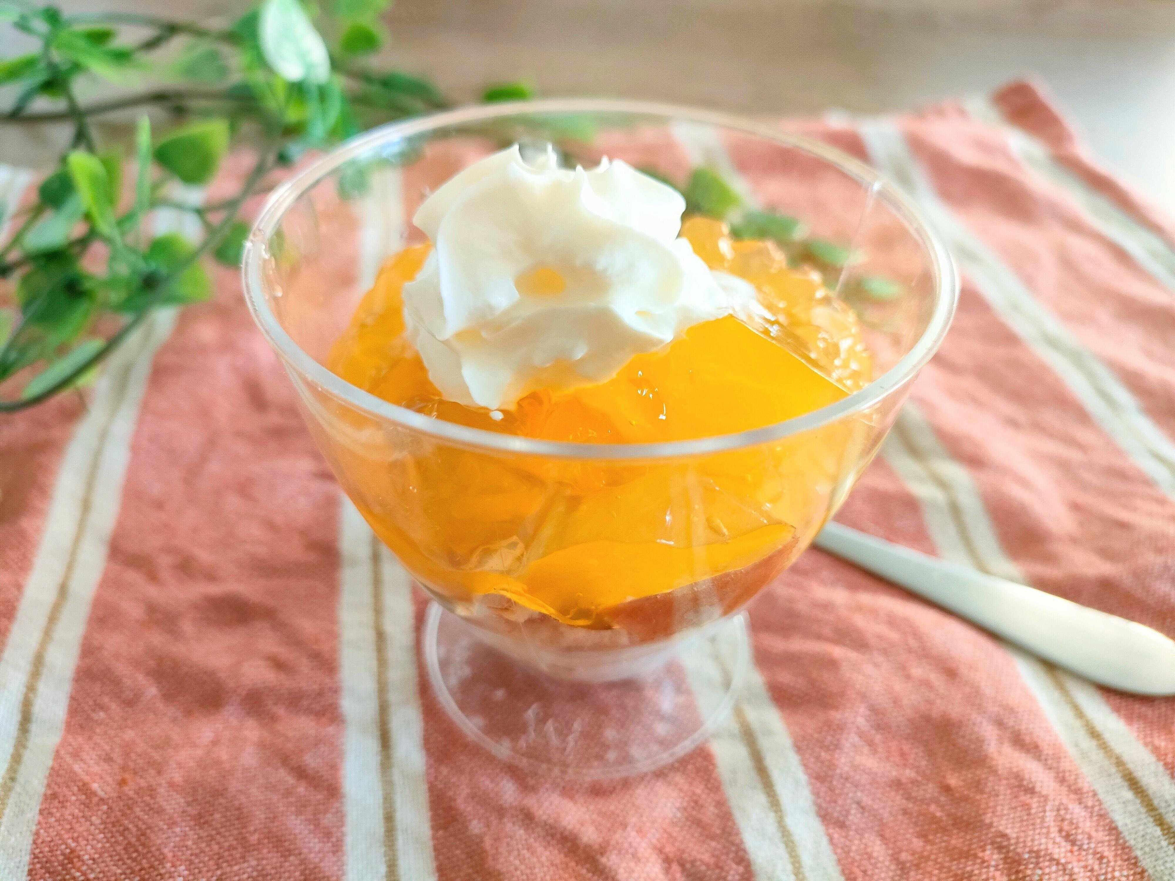 パンケーキをつかったミニパフェ