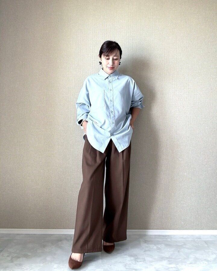 GU ドルマンスリーブシャツ