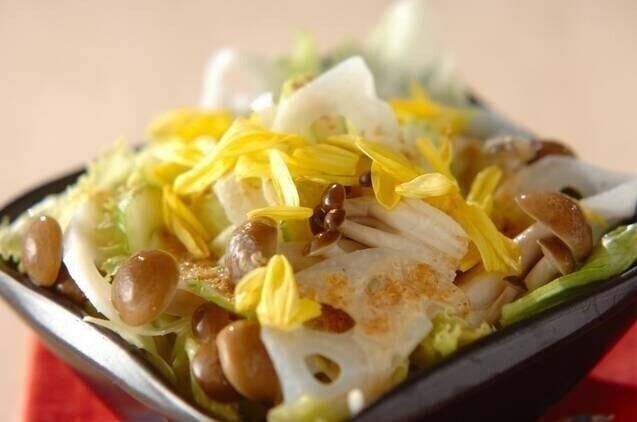 レタス入り秋のサラダ