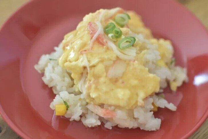 かに玉＆チャーハン