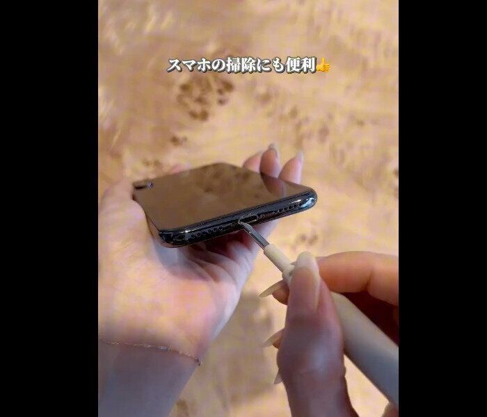 【セリア】1本で3役！モバイルクリーニングツール