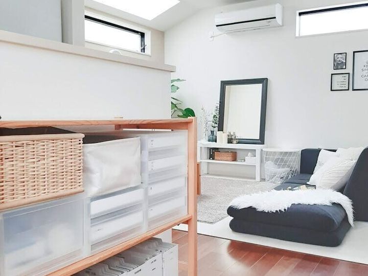 8坪の狭小住宅の6畳リビングでも散らからない アイデア4選 サンキュ 8坪の狭小住宅の6畳リビングでも散らからない アイデア4選 サンキュ