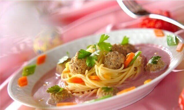 ミートボールパスタ