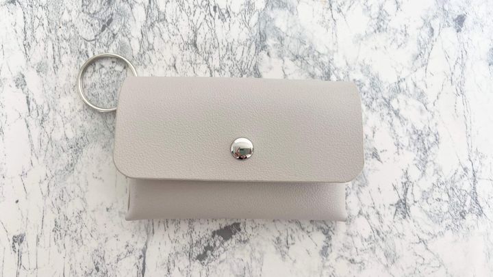 レザー調マルチウォレットケース(キーリング付、ベーシック)JANコード:4550480686240