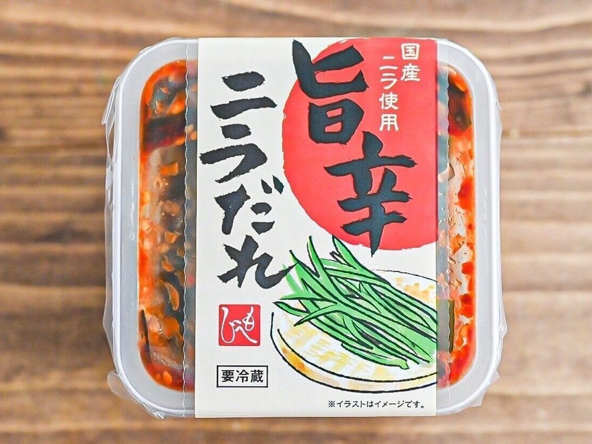 カルディの「旨辛ニラだれ」のパッケージ