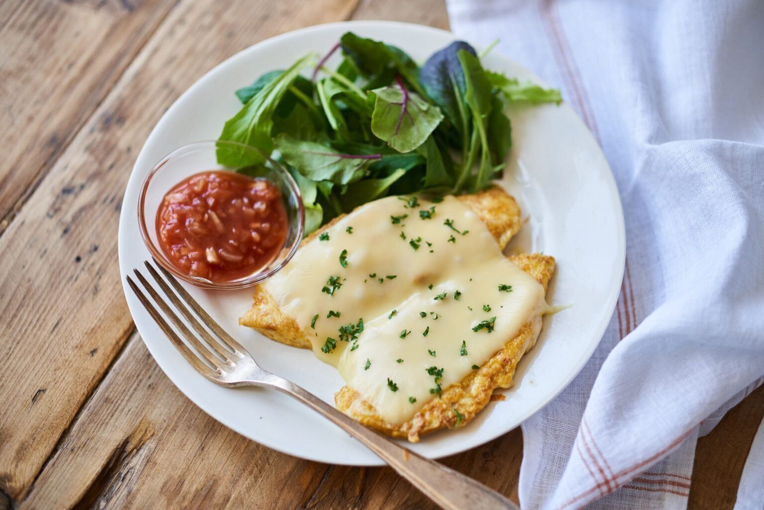 【糖質オフレシピ】ささみのピカタ 玉ねぎソース