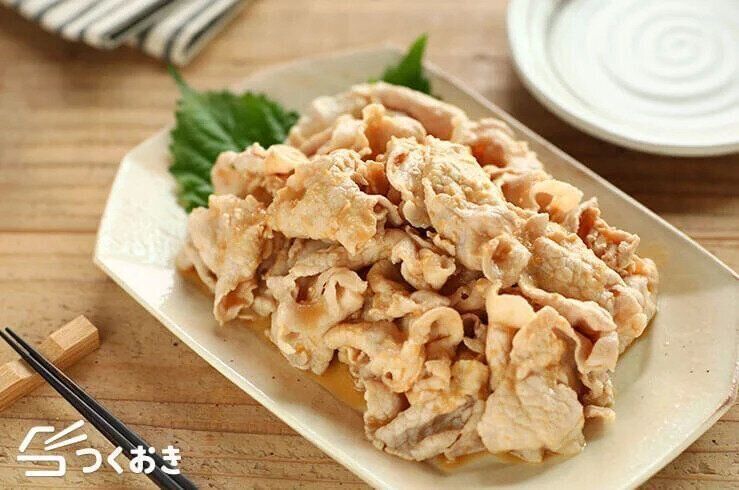 豚しゃぶ酢みそだれ