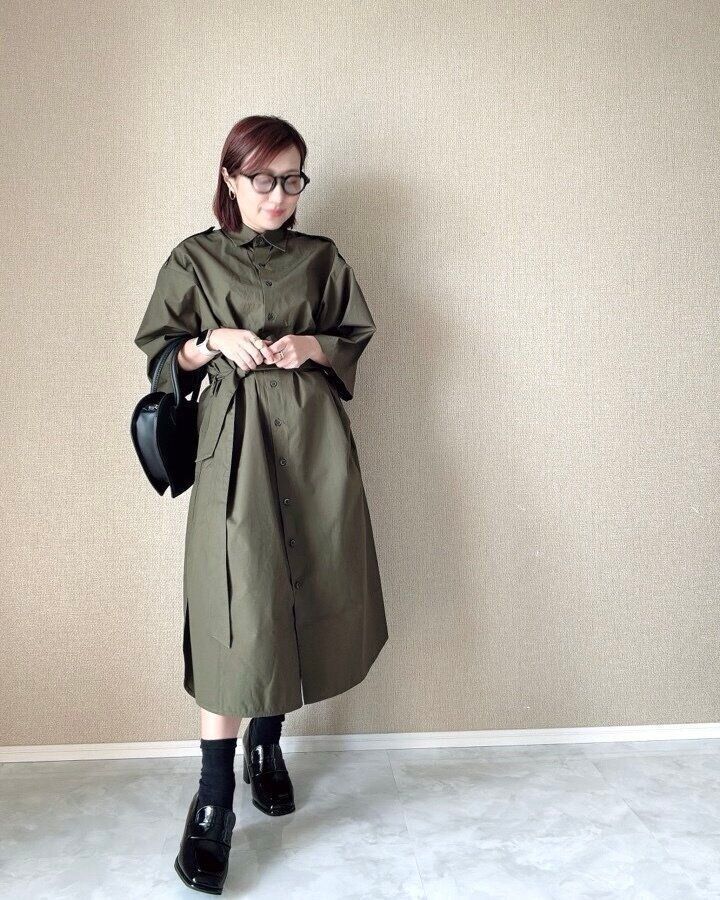 UNIQLO:C コットンオーバーサイズシャツワンピース