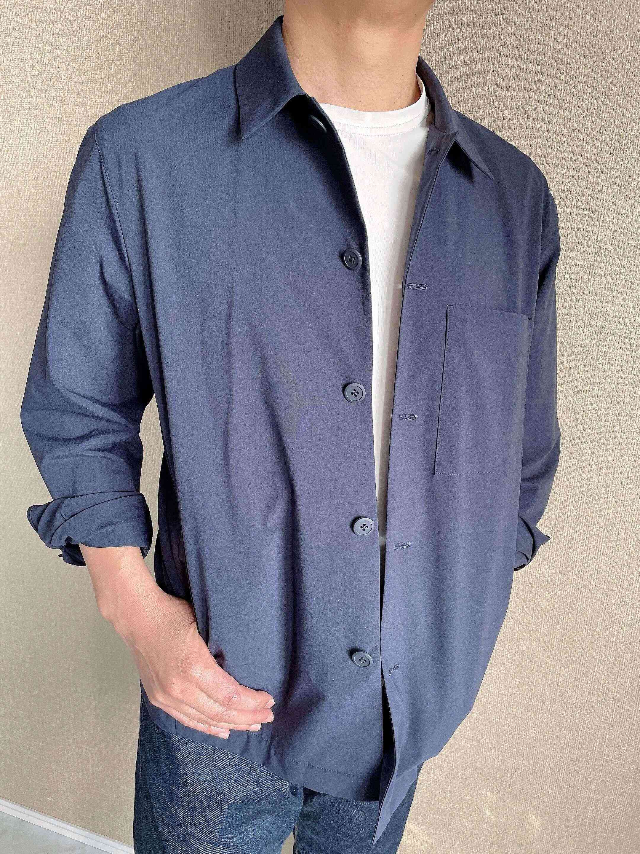 感動シャツジャケット　ユニクロ