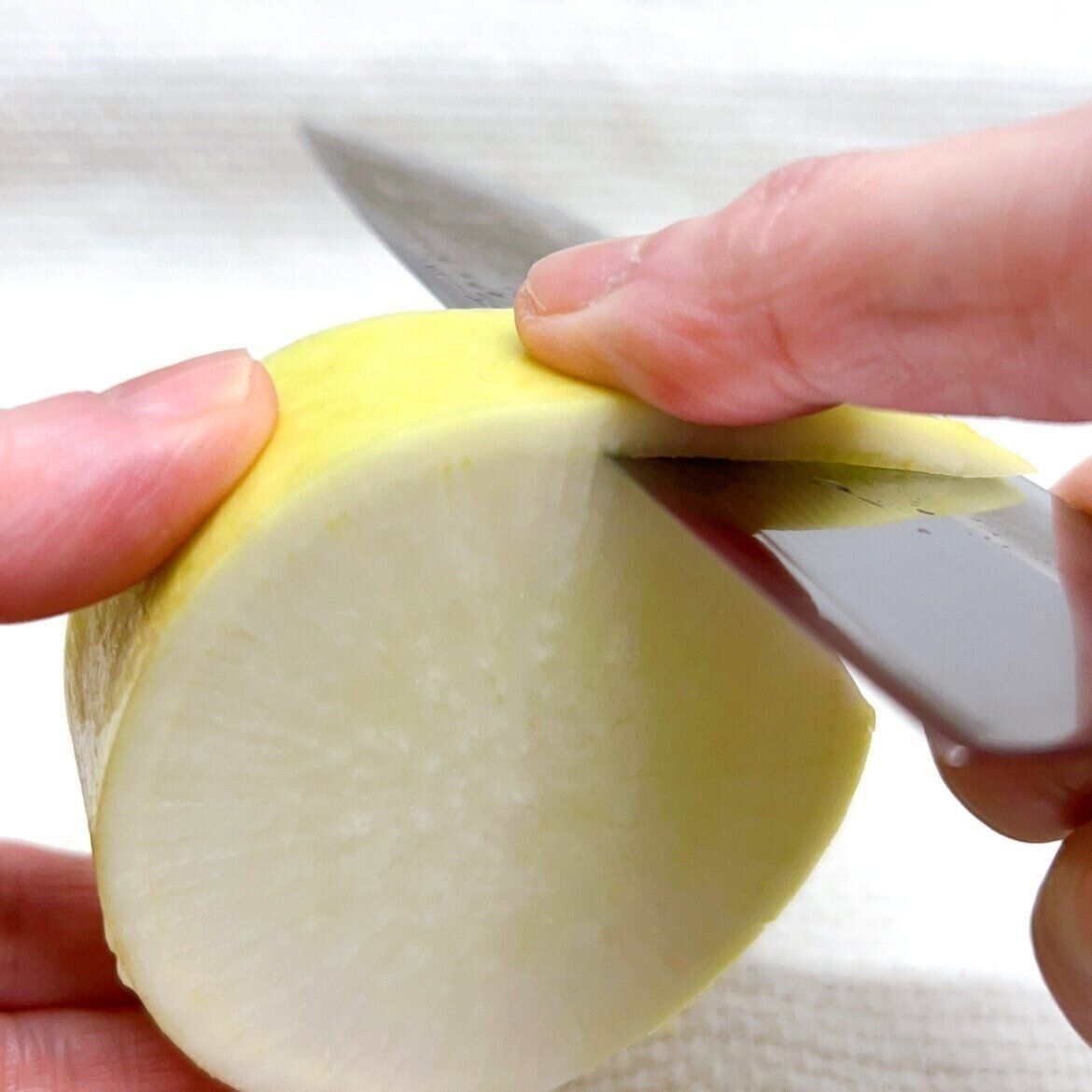 大根の皮の切り方は？