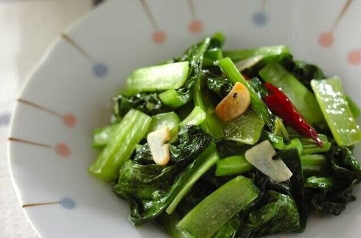 小松菜ペペロンチーノ