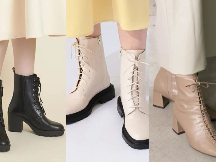 1点投入で大人モードに レースアップシューズコーデ8選 サンキュ 1点投入で大人モードに レースアップシューズコーデ8選 サンキュ