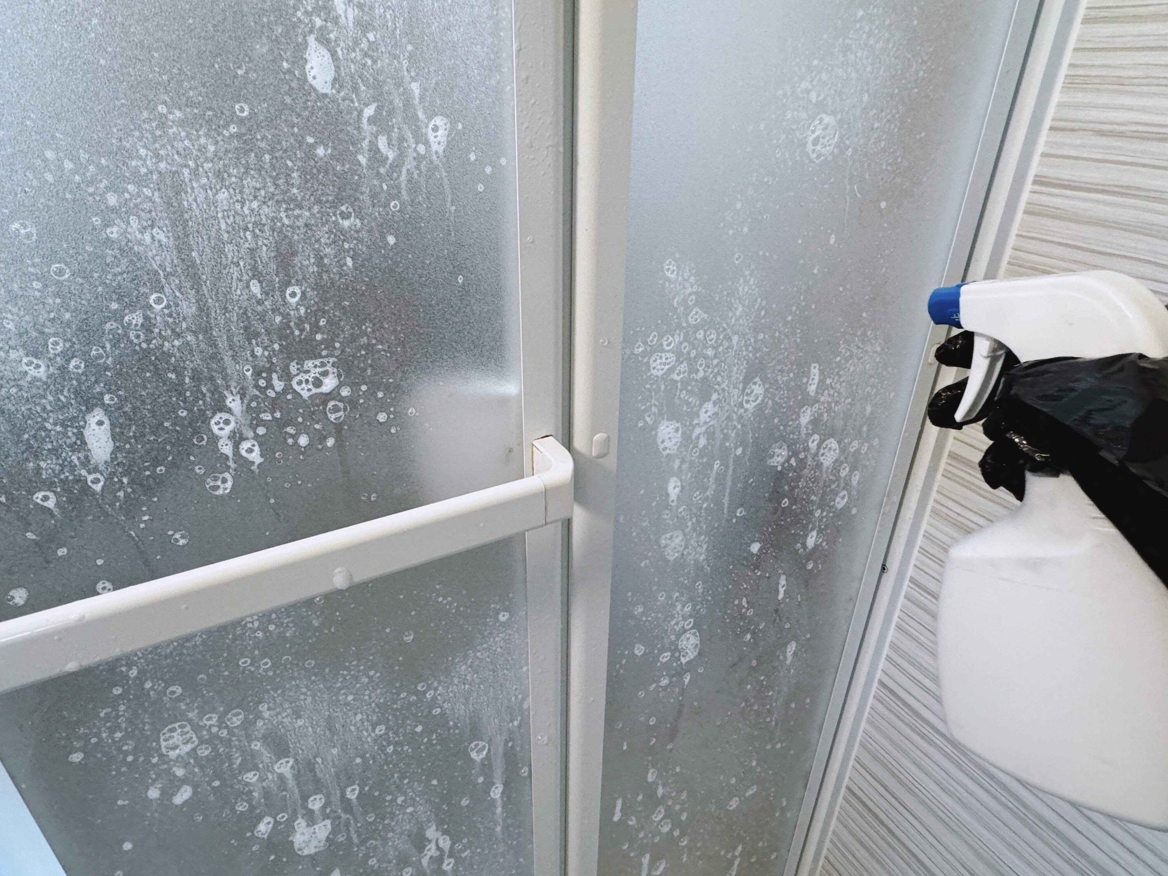 お風呂のドア面の掃除方法