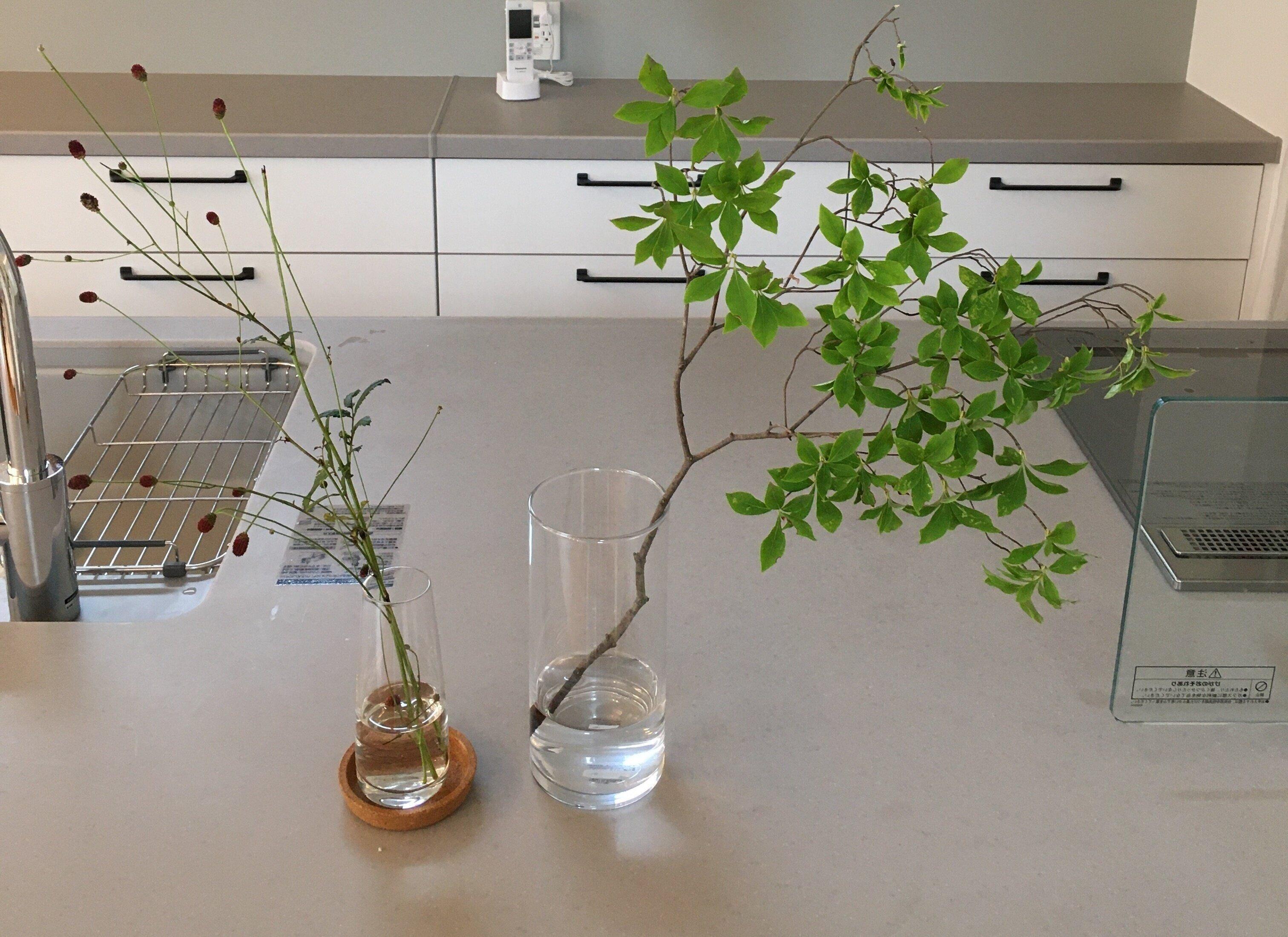 キッチンカウンターの上に余計なものを置かない