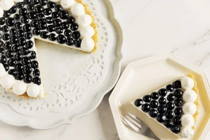 ヨーグルトクリームのブルーベリータルト