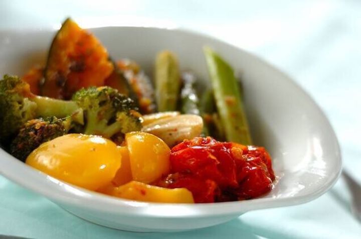 ビタミンたっぷり野菜のオイル煮