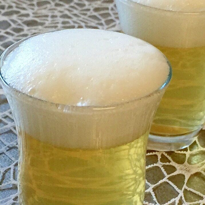 子供ウケ抜群！りんごジュースdｅビールゼリー♫ レシピ・作り方