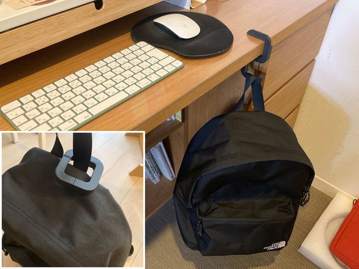 無印良品 もうバッグの置き場に困らない トラベルバッグハンガーが便利すぎ サンキュ 無印良品 もうバッグの置き場に困らない トラベルバッグハンガーが便利すぎ サンキュ