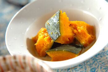 カボチャのミルク煮レシピ