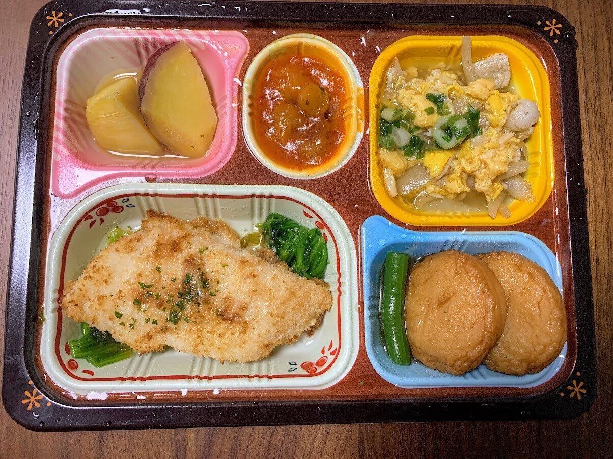 食宅便　冷凍宅配弁当　鰈のムニエル
