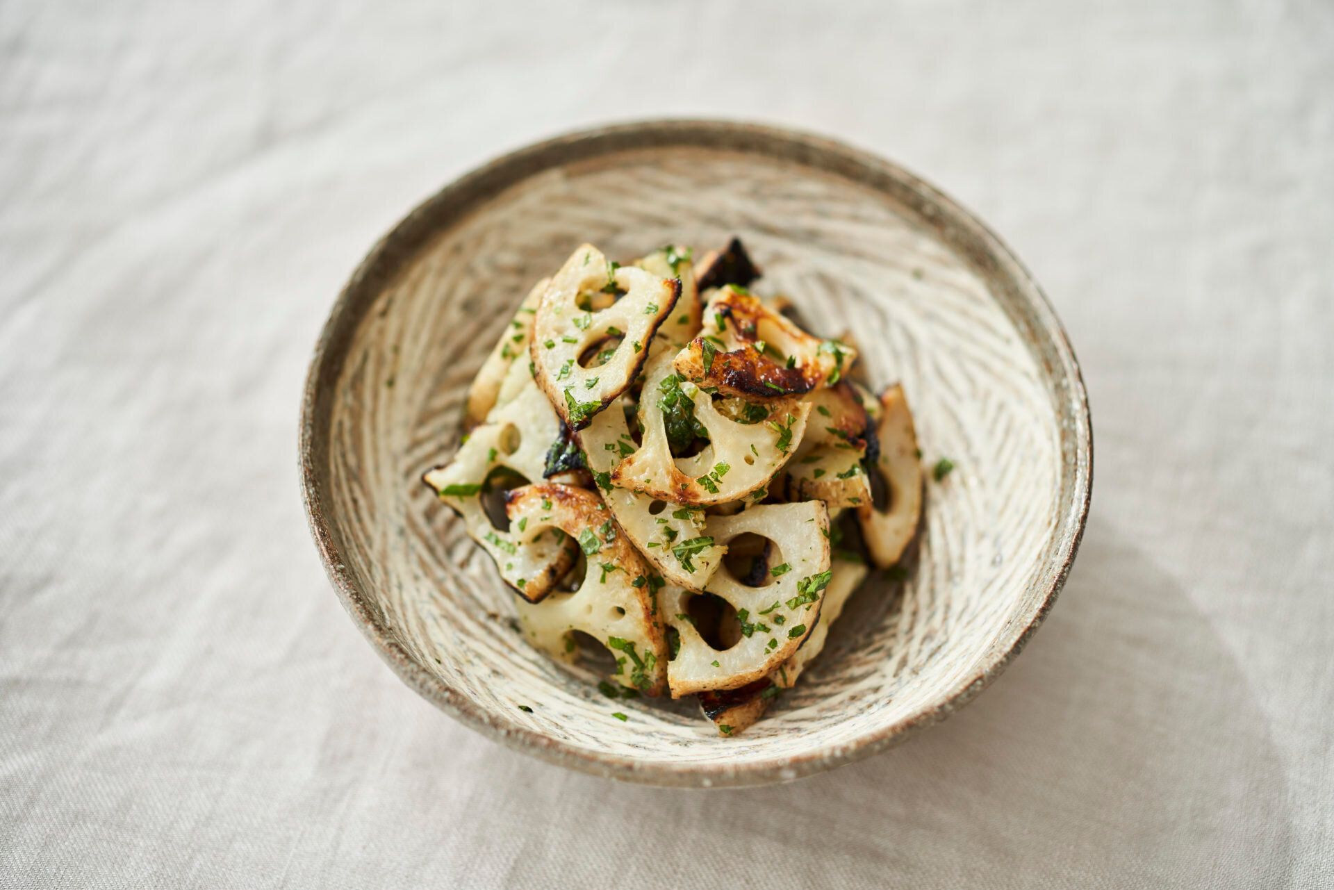 れんこん青じそジェノベーゼ